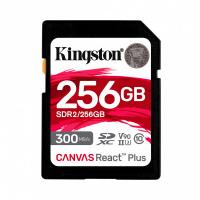 MEMORIA FLASH SD KINGSTON SDXC CANVAS REACT PLUS 256GB 300R/260W UHS-II U3 V90 (SDR/256GB) MEMORIA FLASH SD KINGSTON SDXC CANVAS REACT PLUS 256GB 300R/260W UHS-II U3 V90 (SDR/256GB)